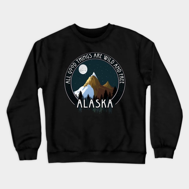 Natural Beauty of Alaska Crewneck Sweatshirt by Wild Catch